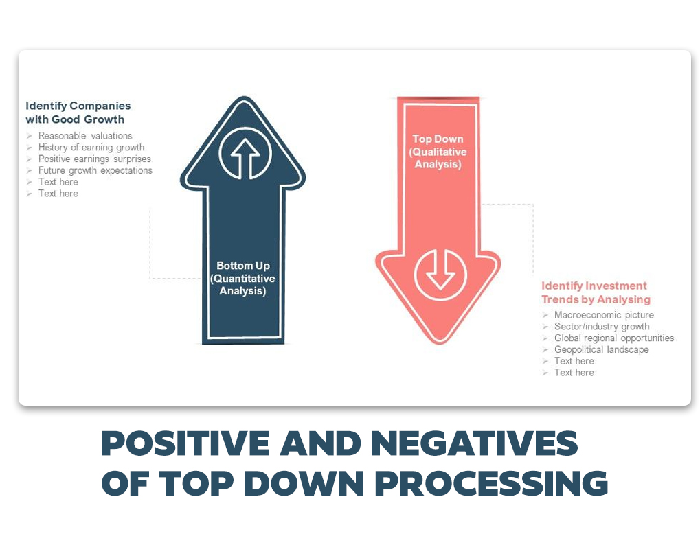 bottom-up vs top-down processing