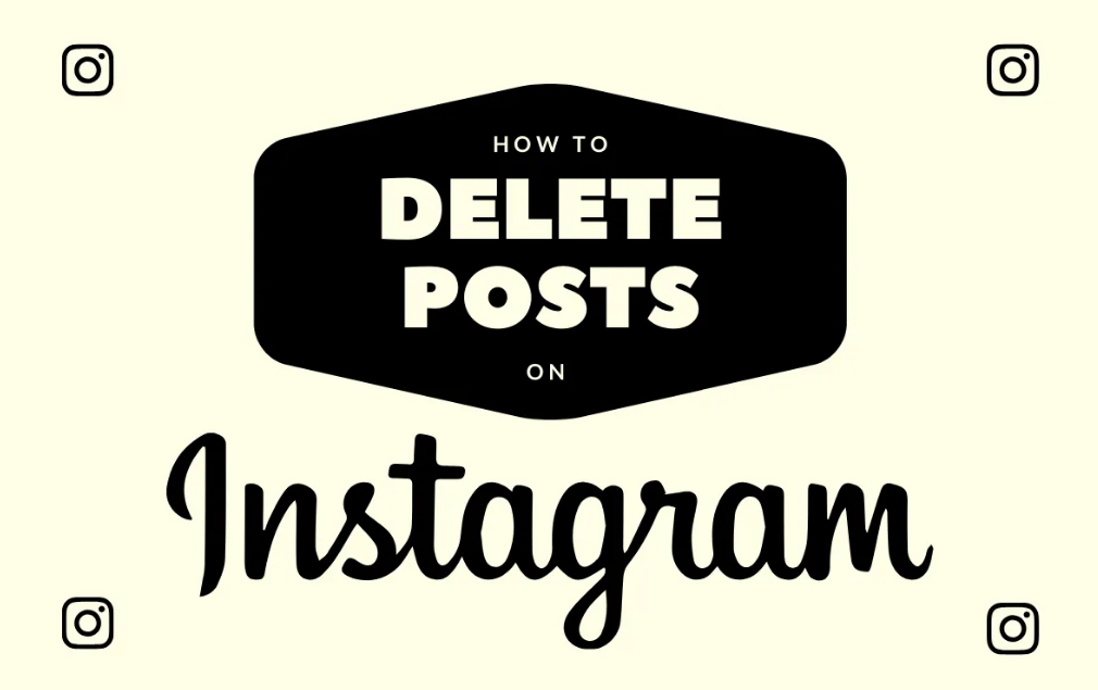 how to delete instagram posts