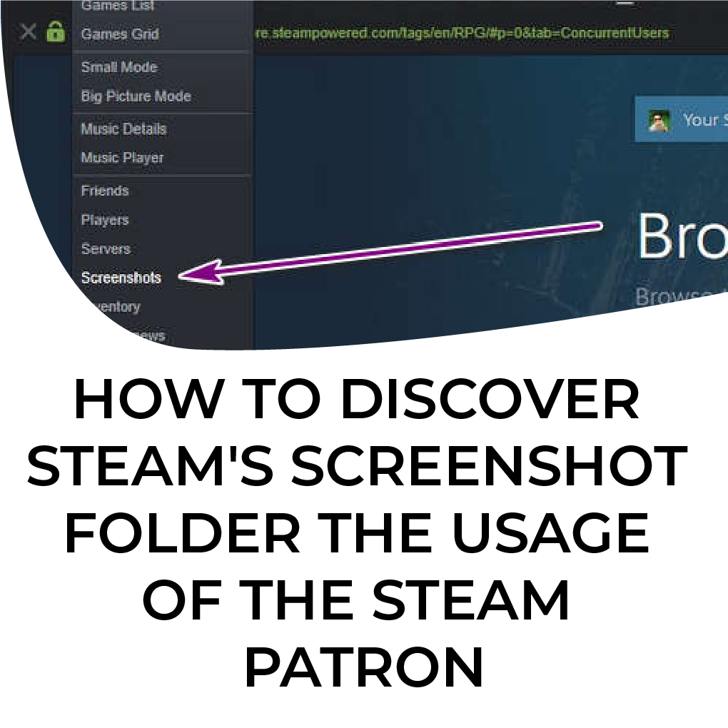 Screenshot Steam Folder