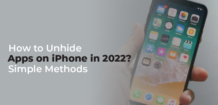 How to unhide apps on iPhone