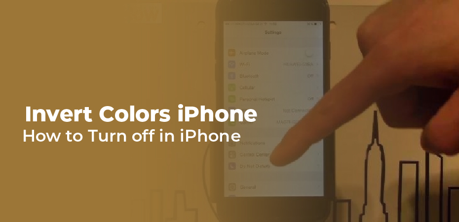 Invert Colors iPhone