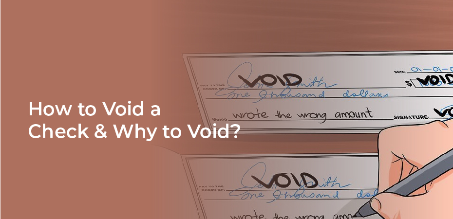 How to void a check