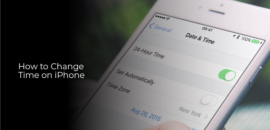 How to change time on iPhone