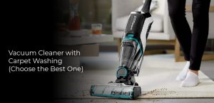 vacuum cleaner with carpet washing